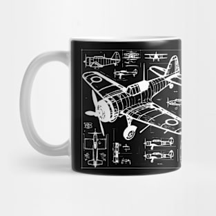 plane anatomy Mug